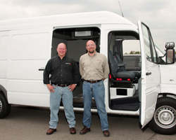 expediting online jobs with a cargo van